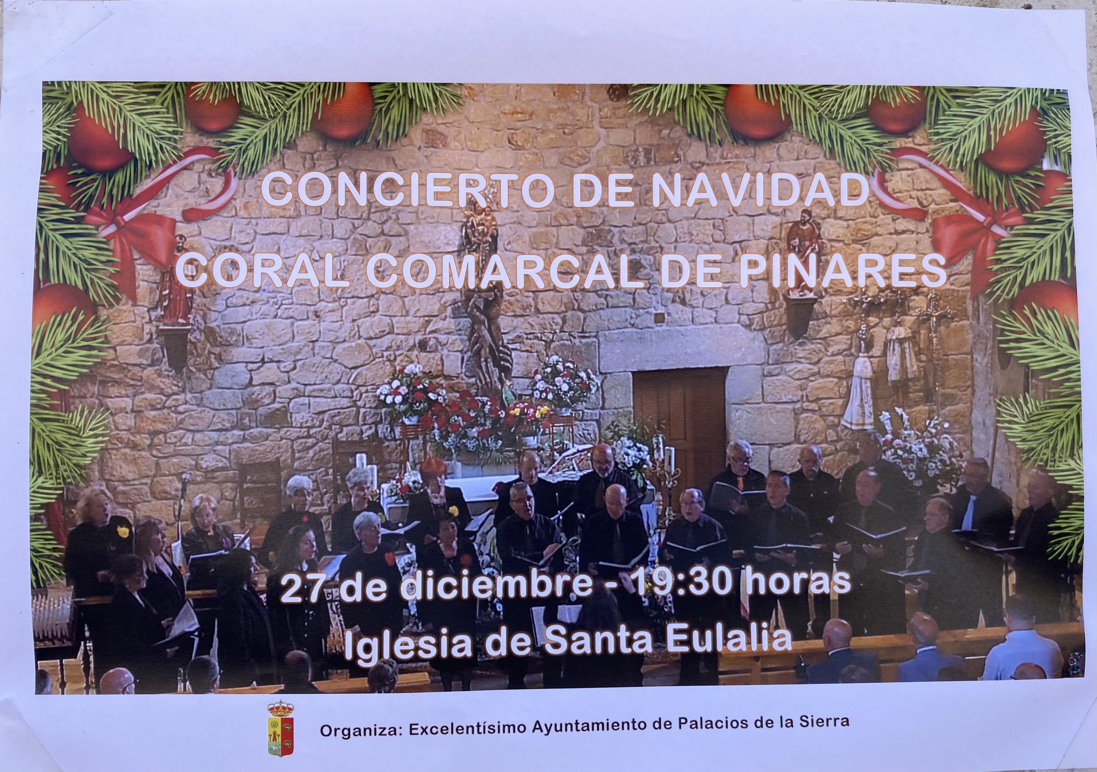 Concierto de Navidad de la Coral Comarcal de Pinares
