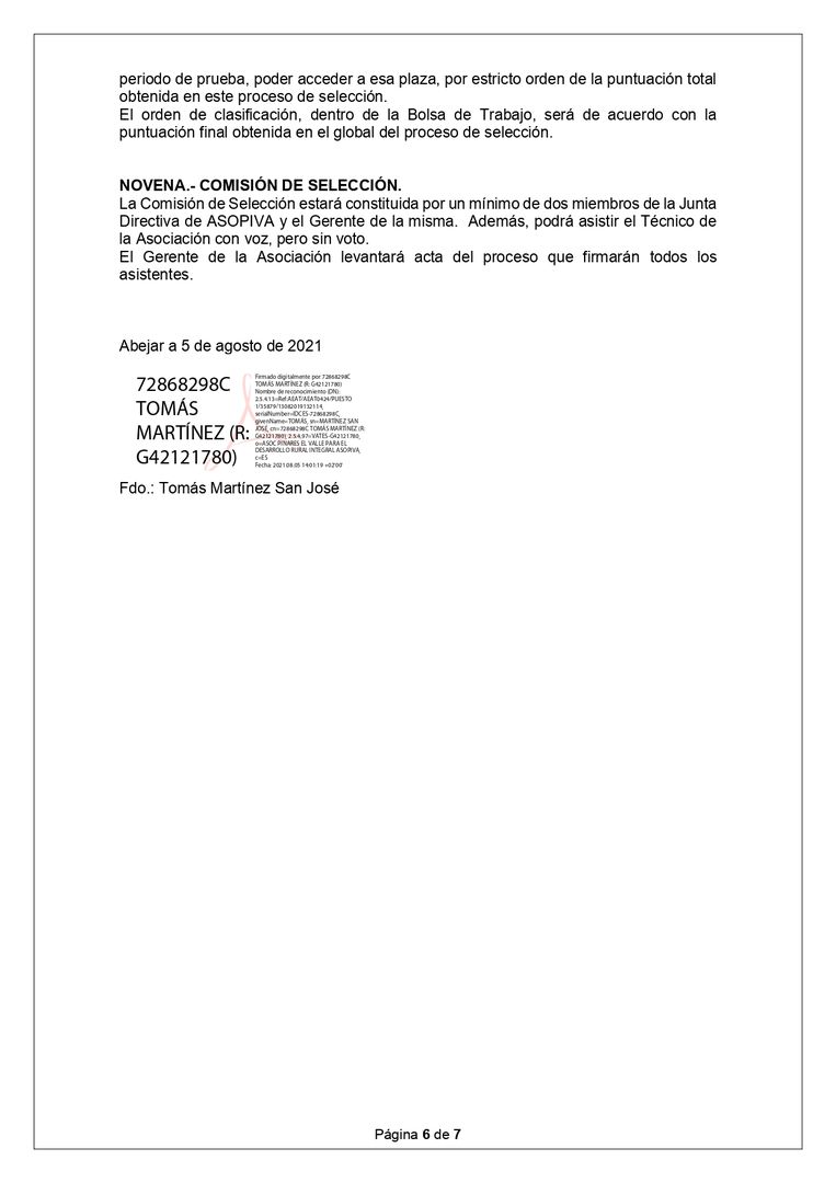 OFERTA DE EMPLEO: Técnica/o de apoyo a la mujer rural en emprendimiento y orientación laboral y controles Leader.