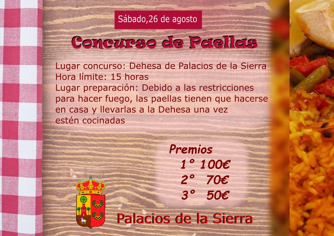 Cartel concurso de paellas