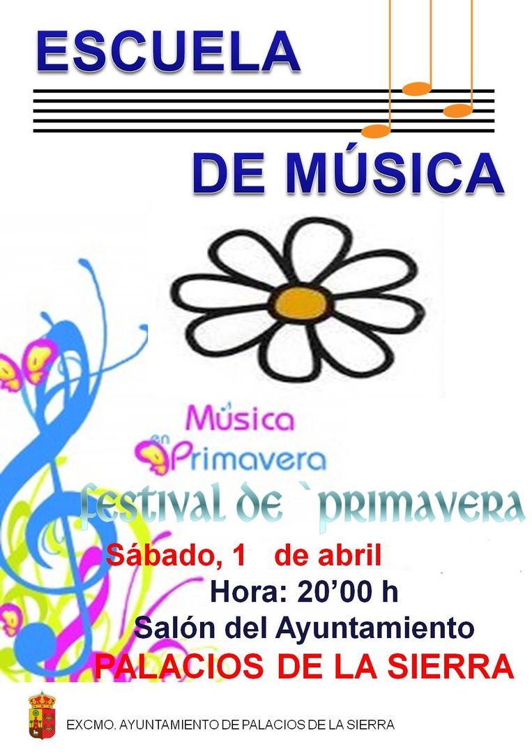 Festival Musical de Primavera - Escuela de Música de Palacios de la Sierra