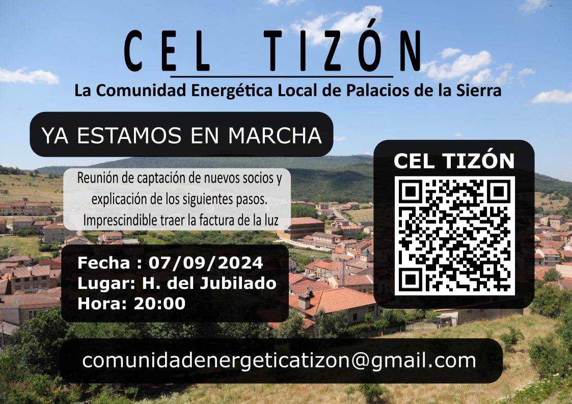 CEL TIZON - La Comunidad Energética Local de Palacios de la Sierra