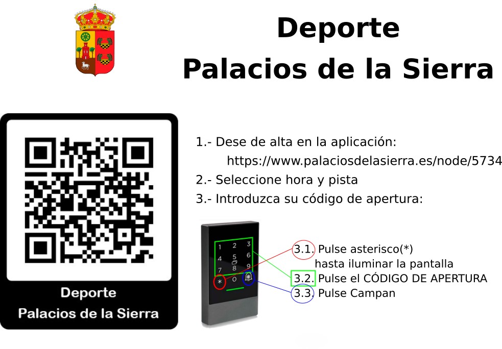 Instrucciones generales - Deporte Palacios de la Sierra