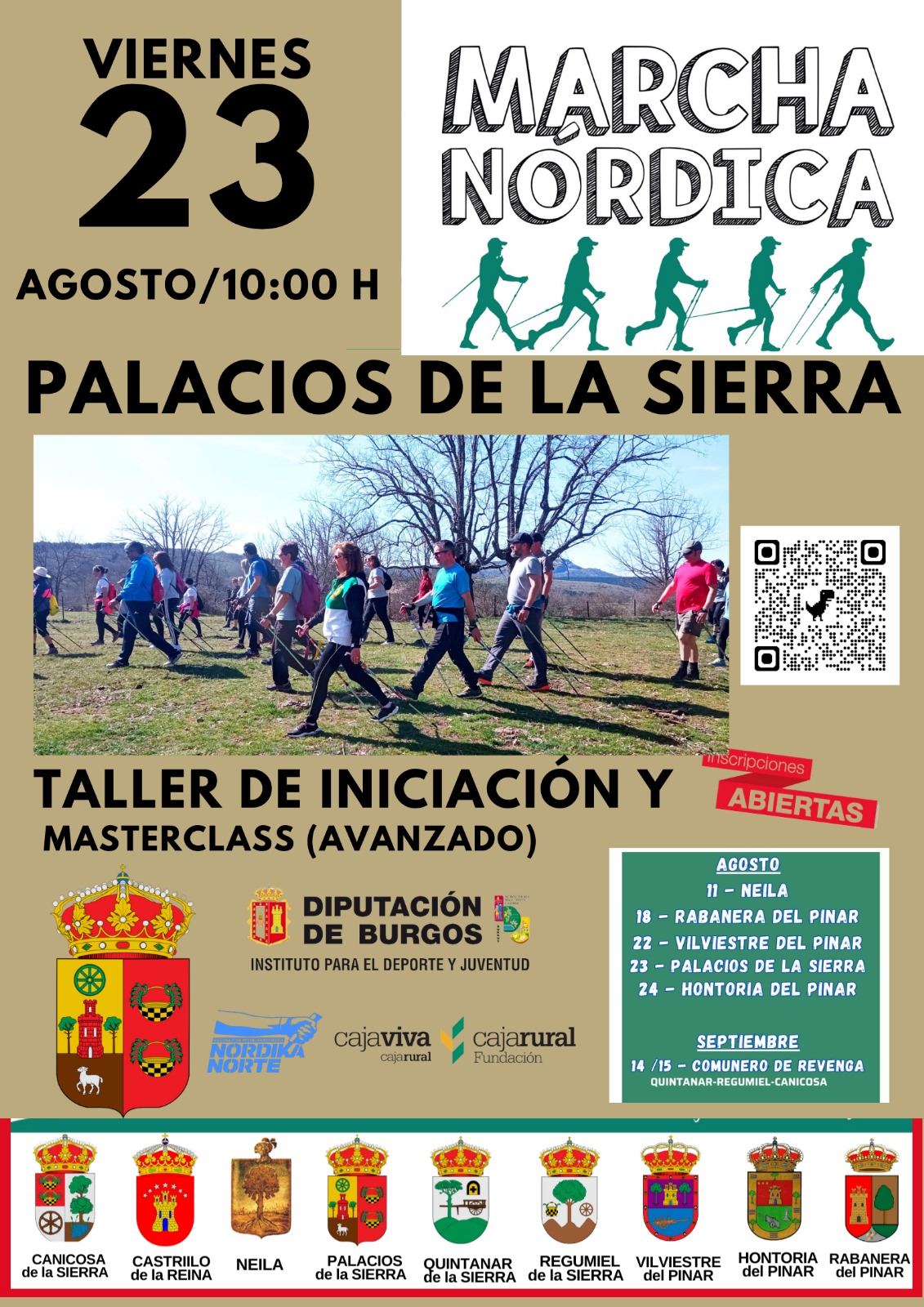 Taller Marcha nórdica - Palacios de a Sierra