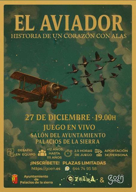 El Aviador, donde volar es atreverse a soñar - Palacios de la Sierra