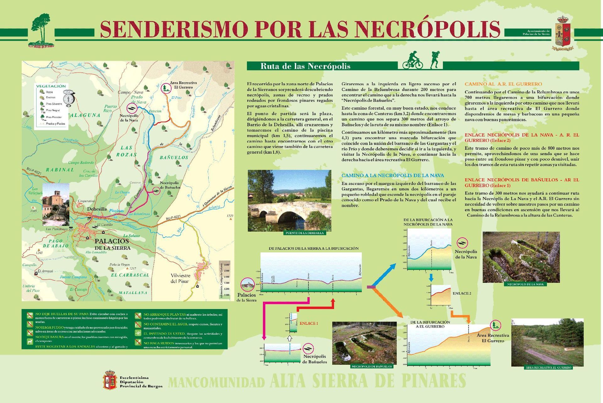 Senderismo por las Necrópolis